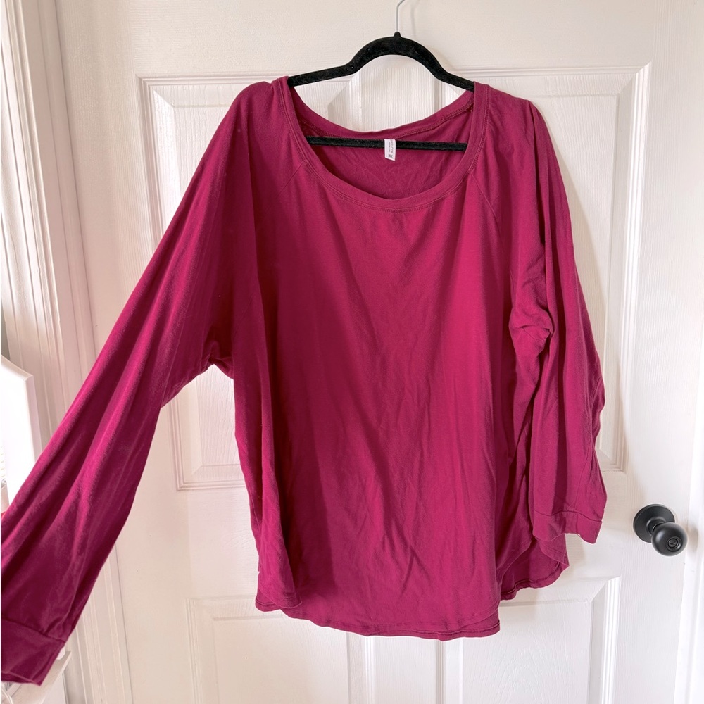 Purple/pink Long Sleeve Shirt